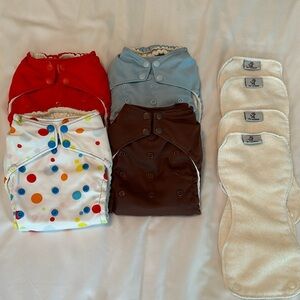 Colorful Cloth Diaper Set
